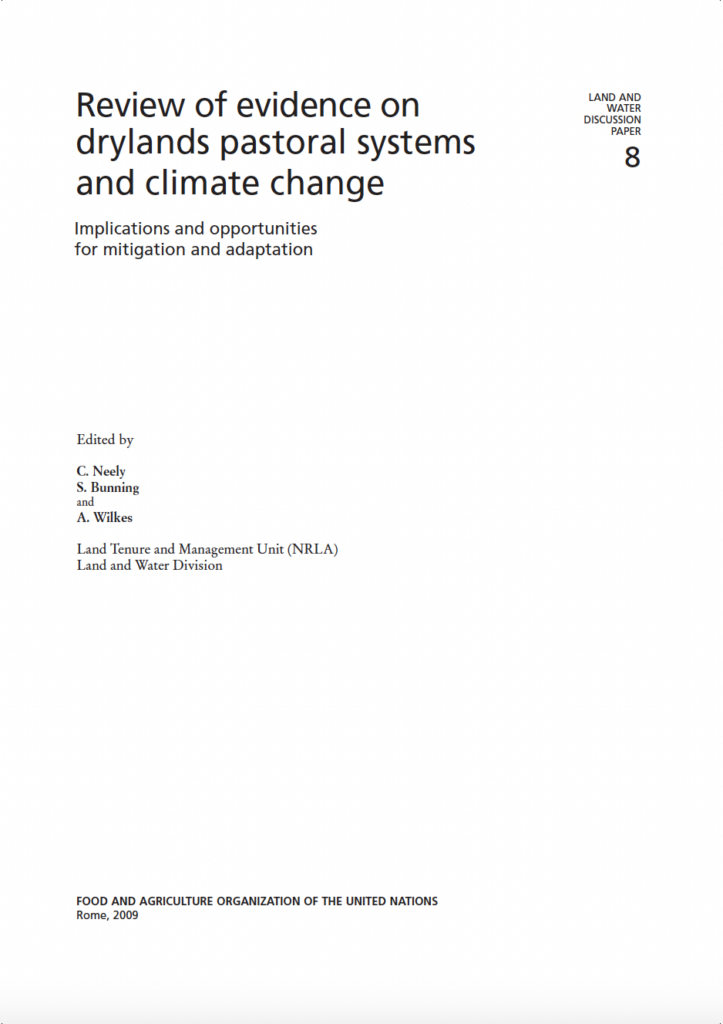 FAO report 2009 cover