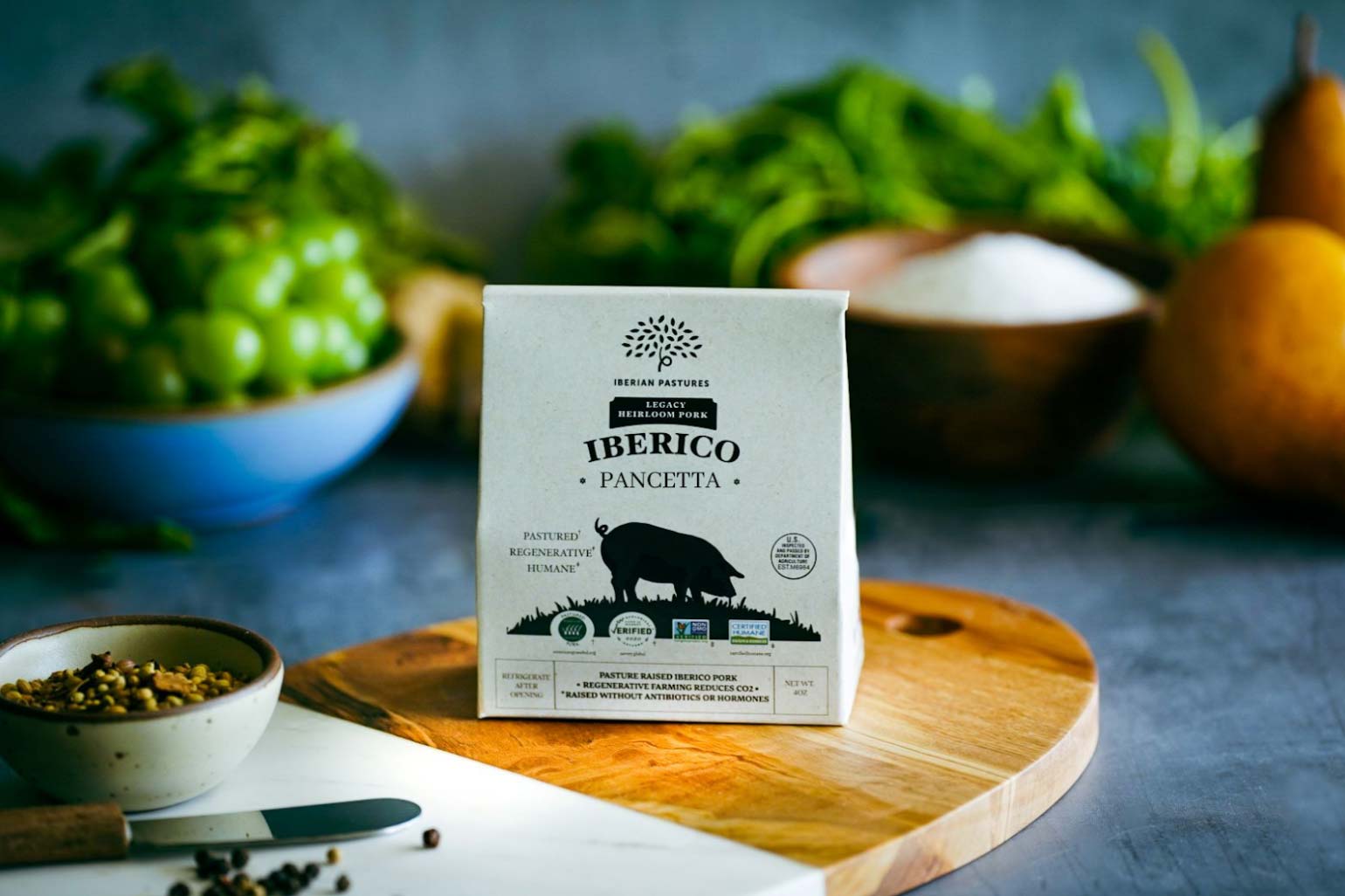 Iberico Pancetta Spread - Land to Market Regenerative Holiday Entertaining Guide