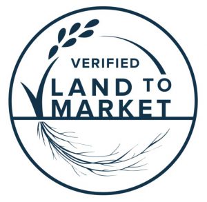 Verified Land to Market Label - Regenerative Agriculture Seal